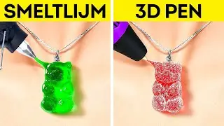 SMELTLIJMPISTOOL vs 3D-PEN || Eenvoudige knutsels en handige hacks