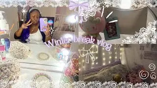Winter break 2025 Vlog: Grwm, shopping, haul, cleaning, skincare