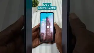 iOS 26 Control Centre on Redmi Note 13 Pro 5G 😱 #shorts #hyperos3 #controlcentre