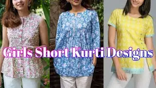 Beautiful Short Kurti Designs For Girls | Tunic Designs For Jeans | by Look Stylish
