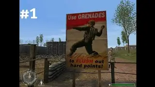 Call Of Duty #1 Gameplay (COD 2003) Training Mission {America Chacracter} War 2