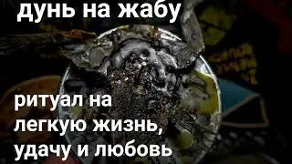 Ритуал 2 из 9. На легкую работу, дорогу, любовь, дела. От лярв, зависти, крадников. Дунь на жабу