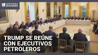 Detalles de reuni&oacute;n de Trump con ejecutivos petroleros de EEUU en busca de inversores en Venezuela