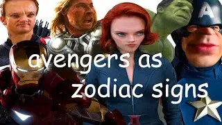 avengers as zodiac signs