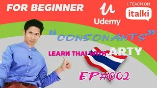 Easy way Learn 44 Consonants  Basic Reading Thai #002