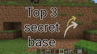 Minecraft top 3 secret base | Minecraft secret rooms | Minecraft 3 secret rooms
