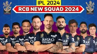 IPL 2024 I Royal Challengers Bangalore Final Squad l RCB Squad For IPL 2024 I RCB full Final squad