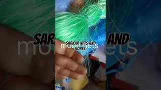 SARKAR Nets And Ropes ( fish net cast net 🥅 Bird net 🐦 agriculture net mono nets sarkar nets