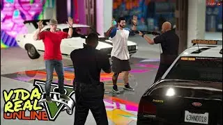 GTA V : VIDA REAL ONLINE : O CARRO ERA ROUBADO E A POLICIA ME PRENDEU : EP# 157