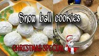 Christmas snowball cookies🥰#snowballcookies #christmasspecial #snacks #jesjvlogs #viral 