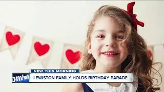 5-year-old Lewiston girl celebrates birthday with social distancing parade