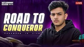 SOLO CONQUEROR RANK PUSH  | BGMI LIVE | VENOM2OP IS LIVE  💥#pubgmobile #bgmi #rushgameplay #scrims
