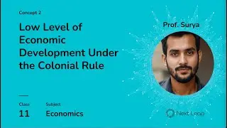 Low Level of Economic Development | Class 11 Economics | Indian Economy on the Eve of Independence