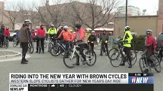Dozens of cyclists show up for 'first ride of the year' in Grand Junction