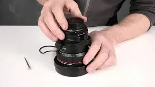 Canon 17mm Tilt Shift - Tightening the Shift Mechanism and Mount. Canon TS-E 17mm f/4L loose mount.