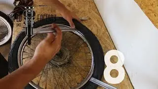 Piaggio Ciao Mofa 1978 Restauration pt. 8 - Felgen und Reifen | Moped Factory