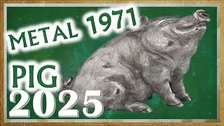 Pig Horoscope 2025 |❤| Metal Pig 1971 | January 27, 1971 to February 14, 1972