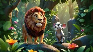 The Lion That Learned to Whisper 🦁🤫 | Funny Kids Story | Preschool Learning Adventure