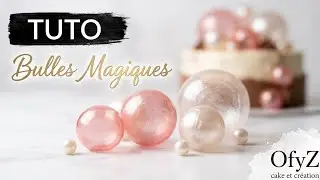 ✨ Tuto facile : Bulle comestible en gélatine | Astuce déco de gâteau magique 🍰