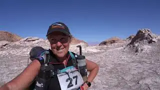 Atacama Crossing 2022: The Long March competitors making headway in the afternoon sun.