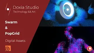 Houdini Digital Asset - Swarm & PopGrid