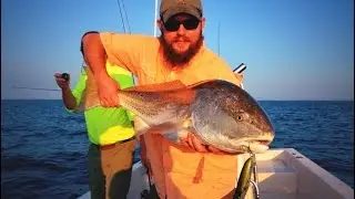Giant Redfish on Topwater