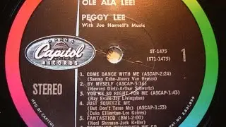 Peggy Lee - Ole ala Lee! - Side 1 superb Audio Orig LP