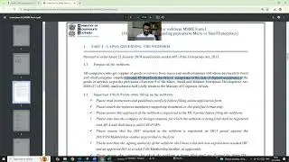 Everything about MSME 1 on V3 Portal