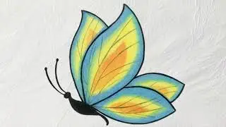 butterfly drawing | simple drawing | filfel drawings