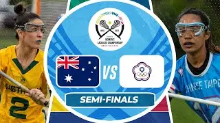 Australia v Chinese Taipei | Semifinals | 2025 Asia-Pacific Women&rsquo;s Lacrosse Championship