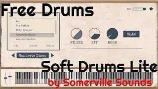Free/Pay What You Like Drums - Soft Drums Lite by Somerville Sounds (No Talking)