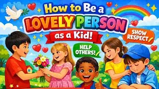 How to Be a Lovely Person as a Kid | Kindness, Manners & Good Behavior for Children