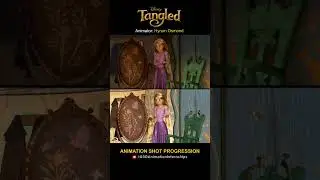Tangled | Rapunzel Shot Progression #shorts