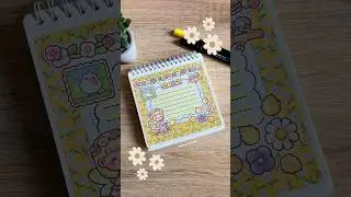 Yellow Theme Journal 🌼💛  #cutejournal #stickerjournal #journalingideas #journalingaccount #oldies