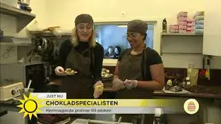 Hemmagjorda chokladpraliner till påsk - så gör du - Nyhetsmorgon (TV4)