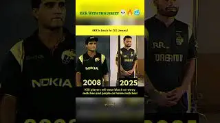 The OG KKR Jersey is back! 🖤💜 #cricketlovers #ipl2025