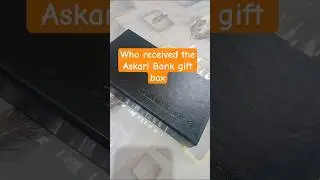 Askari Bank | Jafferjees Wallet and Keychain#unboxing #gift#aakaribank#military#life#lahore#viral#yt