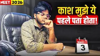 Save yourself from another drop year |NEET 2026 last month Plan📚