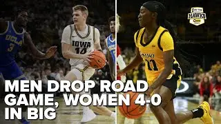 Iowa men's late push vs. Minnesota comes up early, women undefeated and tied for 1st in Big Ten
