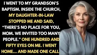 My Daughter-in-Law Left Me Out of the Baptism: ‘There’s No Place for You, Mom’ I Went Back Home and…