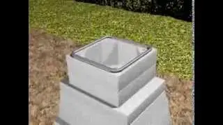 Isokern Outdoor Fireplace 3-D Installation video