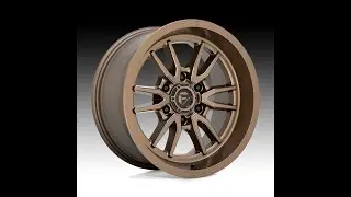 Fuel Clash 6 D788 Matte Bronze Custom Truck Wheel Spin