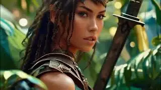 Woman Warriors Transformation | Magic Art Fantasy Music | Powerful Performance | AI Generated
