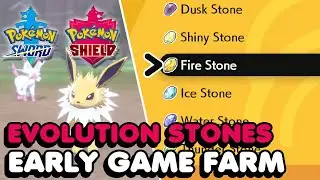 How To Farm Evolution Stones Early Game In Pokemon Sword & Shield