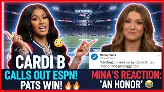 Breaking news :  Mina Kimes Reacts After Cardi B Calls Out ESPN Over Patriots Win