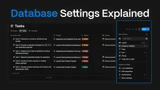 Notion database settings explained + Feed view (2025 design updates)