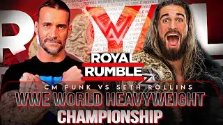 WWE 2K23 : Seth Rollins Vs CM Punk - World Heavyweight Championship | Royal Rumble