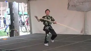 12 year old Aaron He from US National Wushu Team Martial Arts Demo