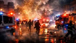 The Chaotic Emergency Response in Valencia! 🚨
