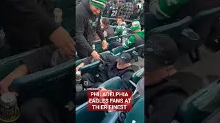 PHILADELPHIA EAGLES FANS AT THEIR FINEST! #shorts #nfl #eagles #fans